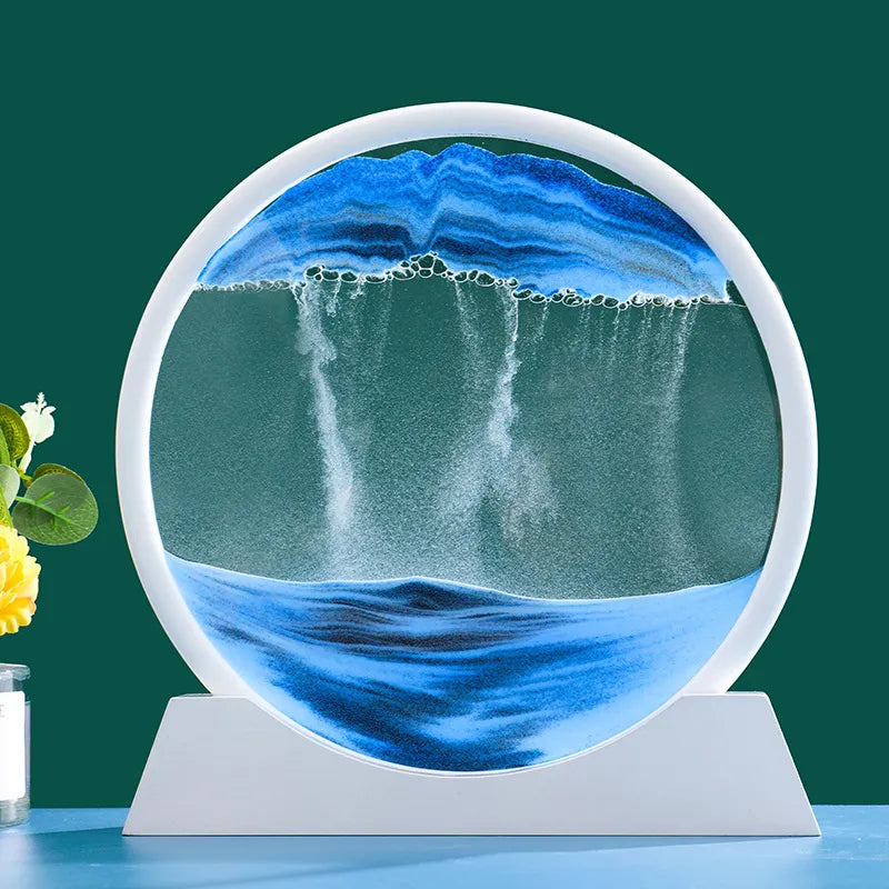 Bewegender Sand Sandlandschaft Sanduhr