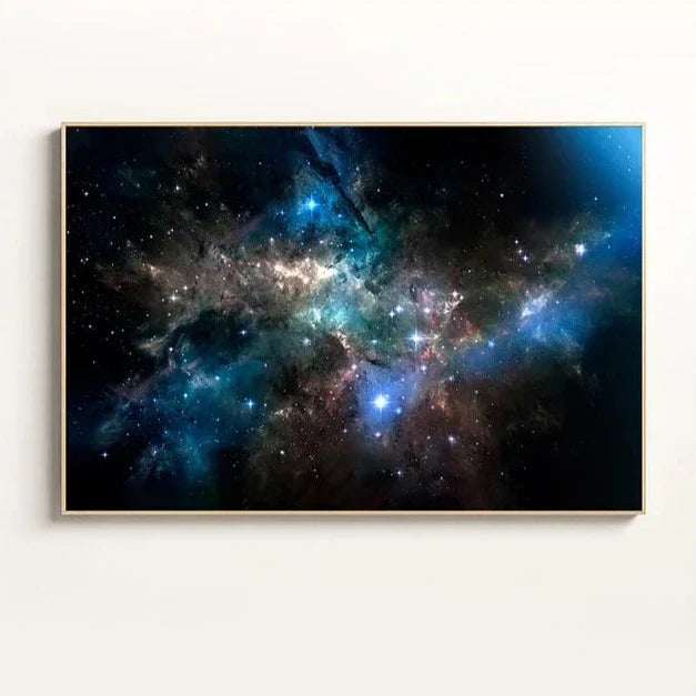 Frendorf | StarNova Nebula Leinwand | Moderne Wandkunst | Hochwertige Galaxie-Drucke | Dekoration für Zuhause
