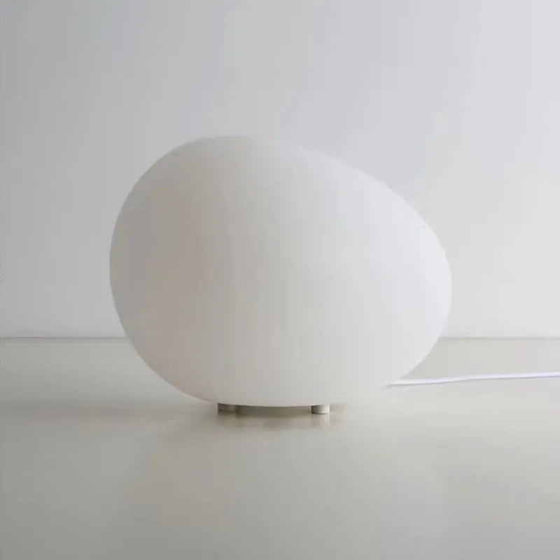 Frendorf | StoneLume Cobblestone Weiße Lampe | Modernes LED Design | Stimmungslicht | Perfekte Dekoration für Zuhause
