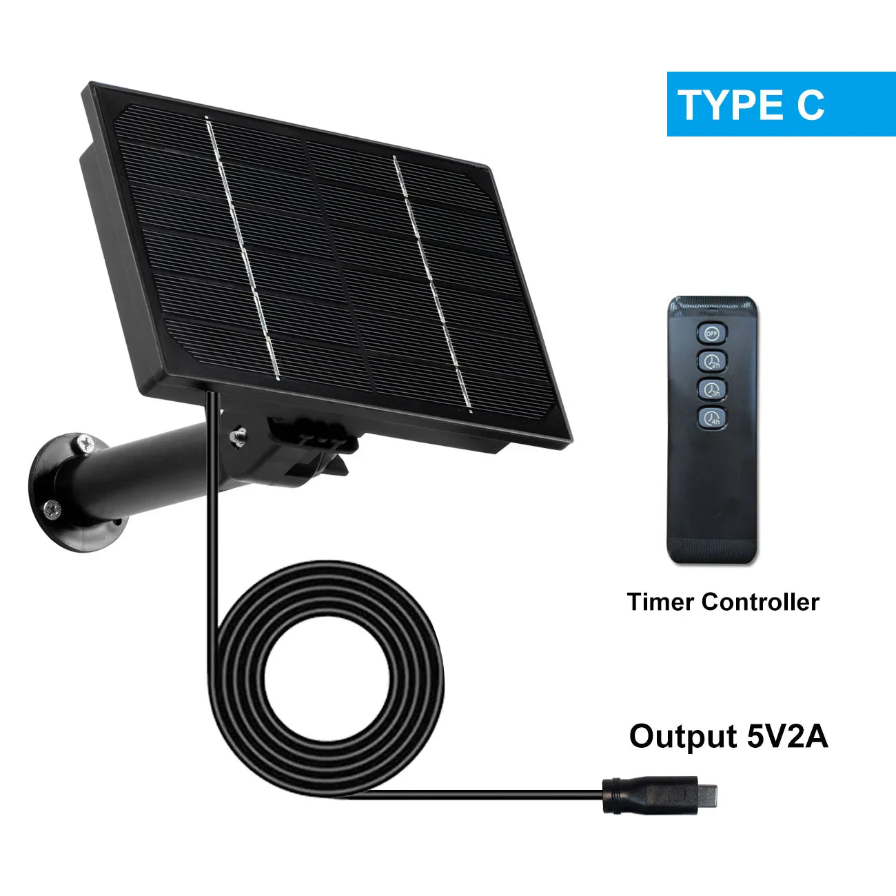 Frendorf | PowerSolar | 4W Solarpanel Ladegerät | IP66 Wasserdicht & Multifunktional | Für Outdoor & Camping