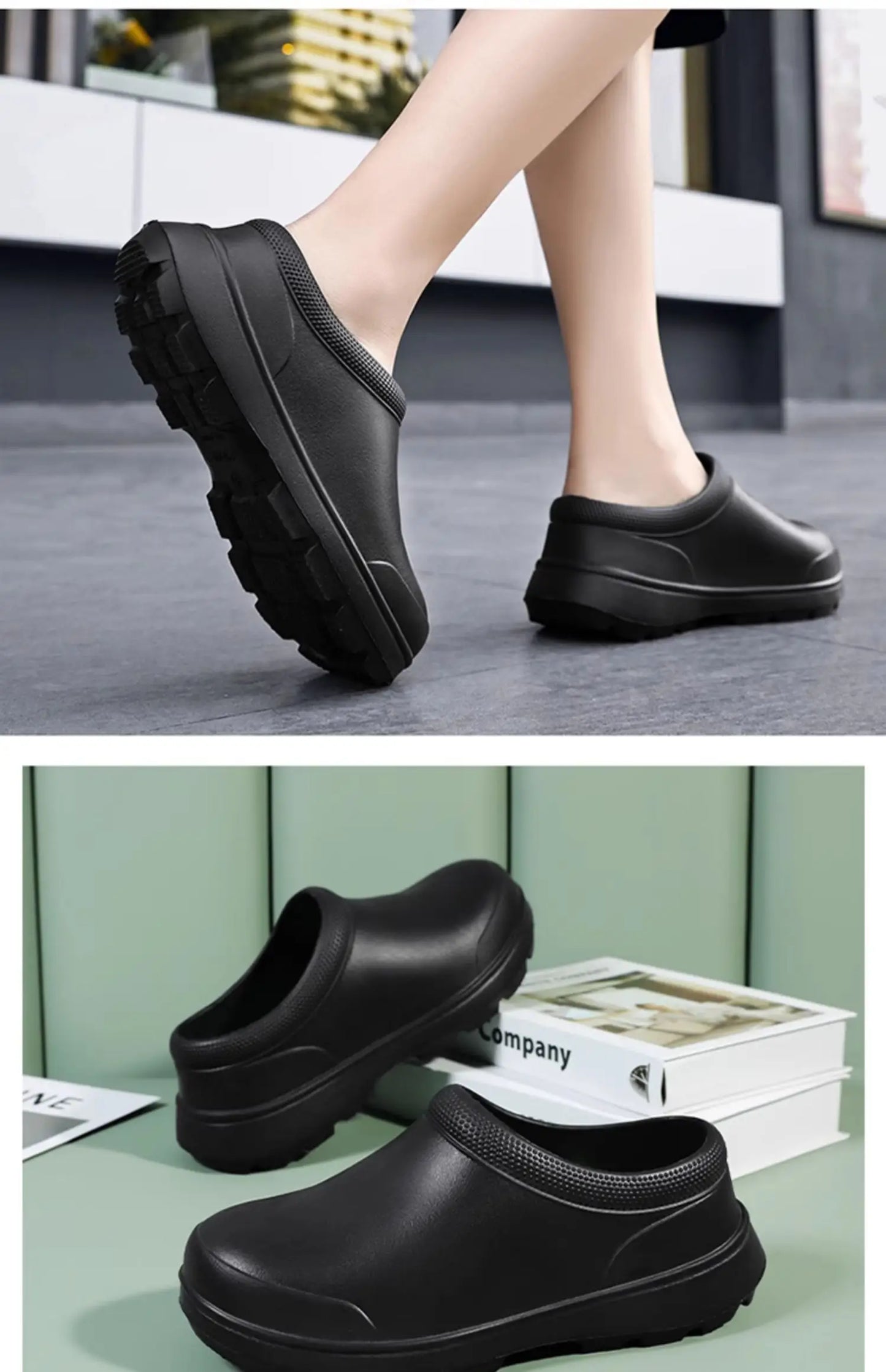 Frendorf | Herren Damen Kochschuhe Rutschfeste Wasserdichte Ölbeständige Schuhe Arbeitsschuhe Outdoor Sicherheitsschuhe