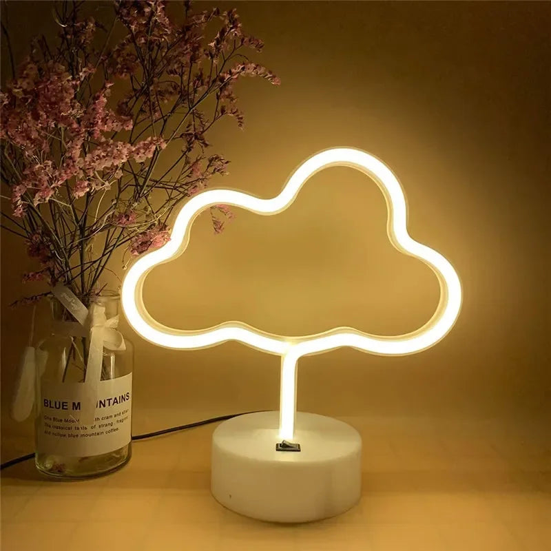 Stern Mond Blitz Neon LED Nachtlichter | Stimmungsbeleuchtung - Kenan