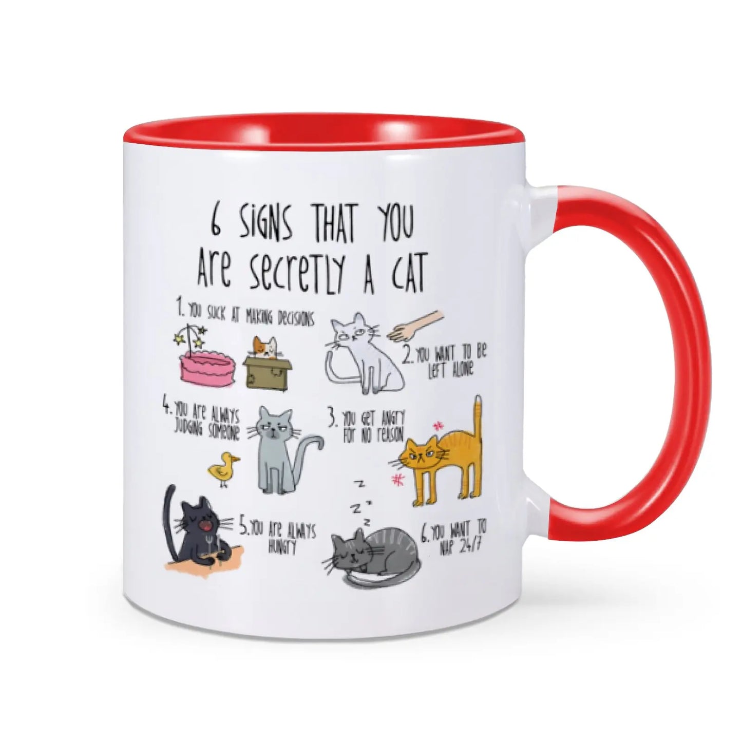 Frendorf | 6 Zeichen, dass Sie heimlich eine Katze sind Tasse