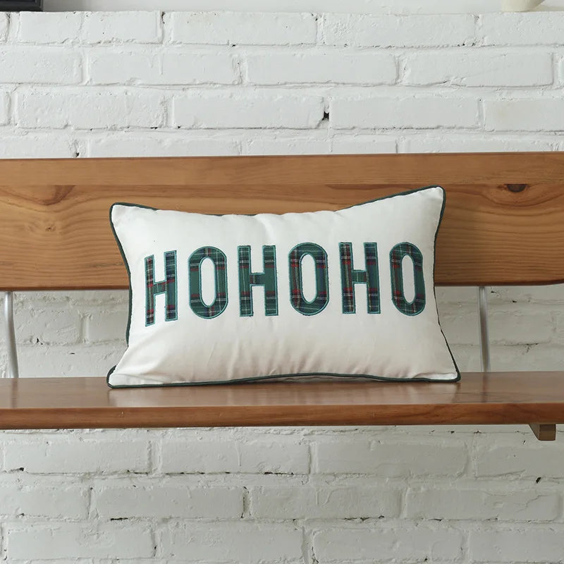 Plüsch Fröhliche Weihnachten Kissen und Kissenbezug