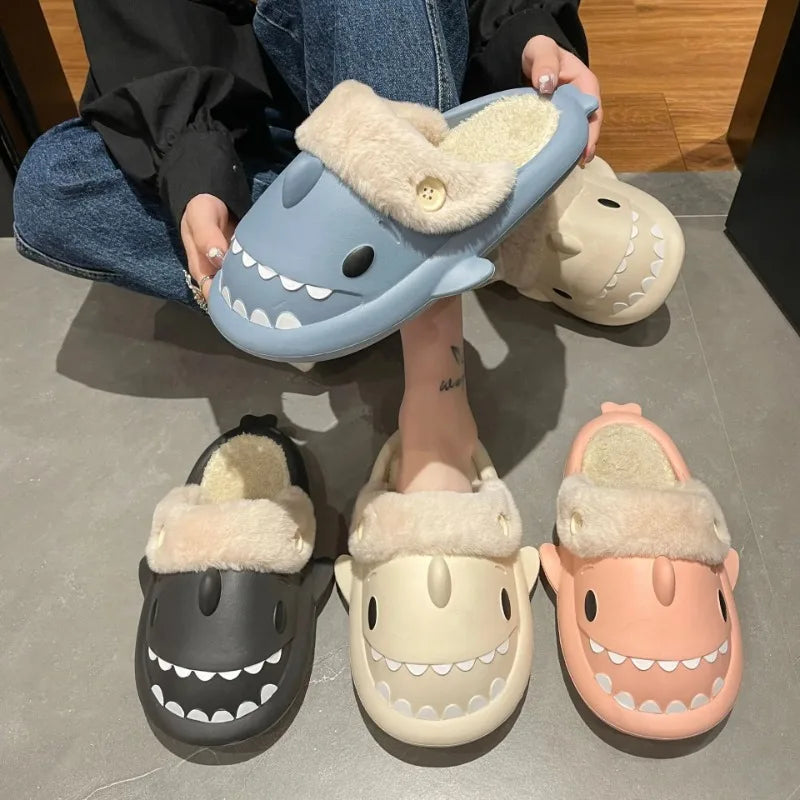 SharkSlides - Lustige Baumwollpantoffeln