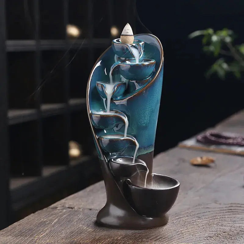Frendorf | Zen Keramik Räucherstäbchenhalter für Ihr Wohlbefinden und Meditation