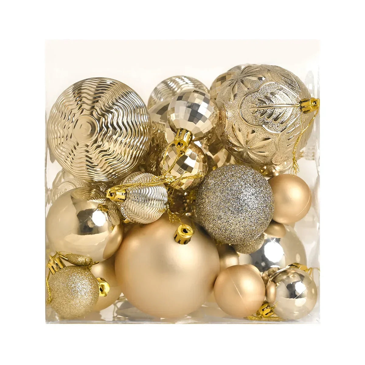 Frendorf | 36 Stück Verschiedene Weihnachtsornamente Set