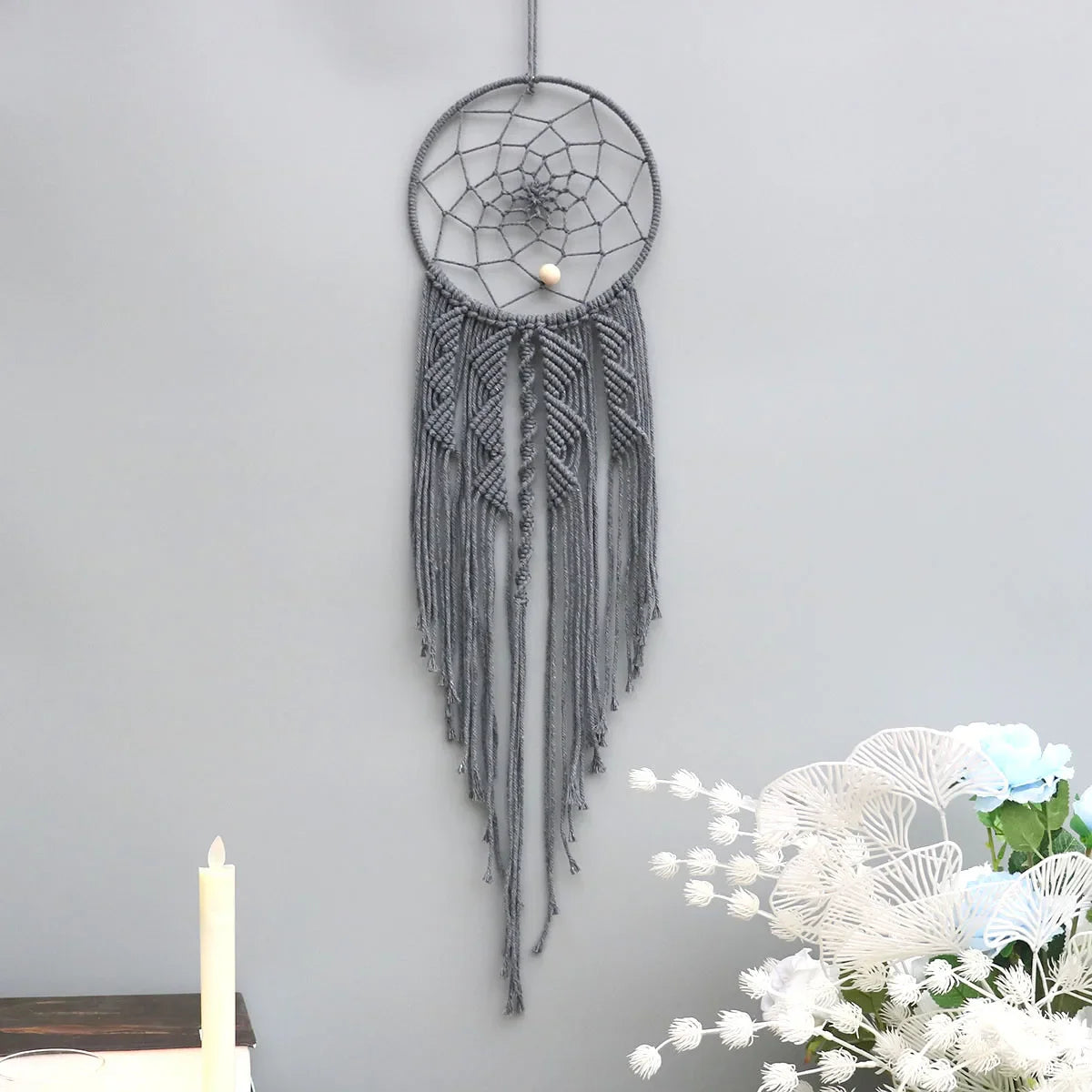 Dream Catchers Boho Home Decor Macrame Handmade Wall Hangings Ramadan Baby Bedroom Nordic Room Kids Nursery Ornament Gift