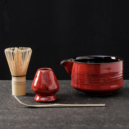 Japanischer Matcha, geeignet zum Bürsten einer Schüssel Tee, Schneebesen, Keramik-Ei-Schläger, Matcha für japanische Teezeremonie, Tee-Set manuell