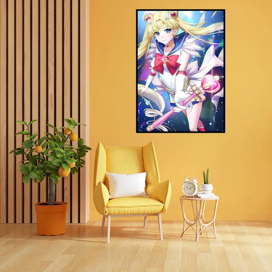 Anime S-Sailor Niedlicher Mond Plakatdrucke Wandmalerei Schlafzimmer Wohnzimmer Dekoration Büro Zuhause