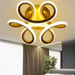 Moderne Blumen LED-Deckenleuchte Nordic Home Beleuchtung 12W Einbauleuchte für Schlafzimmer Wohnzimmer Flur Deckenlampe