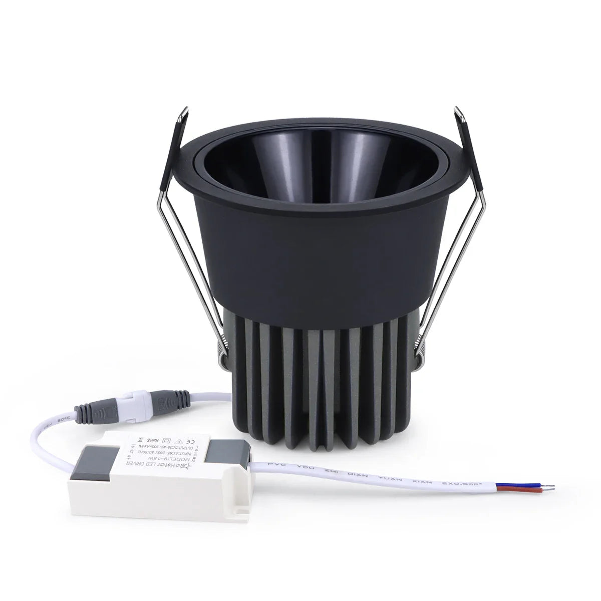 Frendorf | 7W 12W COB LED Einbauleuchte – Aluminium Einbaudecken Spot Light für Zuhause, Küche und Vitrinenbeleuchtung