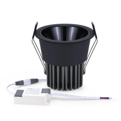 Frendorf | 7W 12W COB LED Einbauleuchte – Aluminium Einbaudecken Spot Light für Zuhause, Küche und Vitrinenbeleuchtung