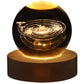 Frendorf | GalaxyGlow Kristalllampe | 3D Galaxie Kristallkugellampe | LED Stimmungslicht | Einzigartige Deko für Zuhause