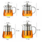 Edelstahl-Infuser-Glas-Teekanne