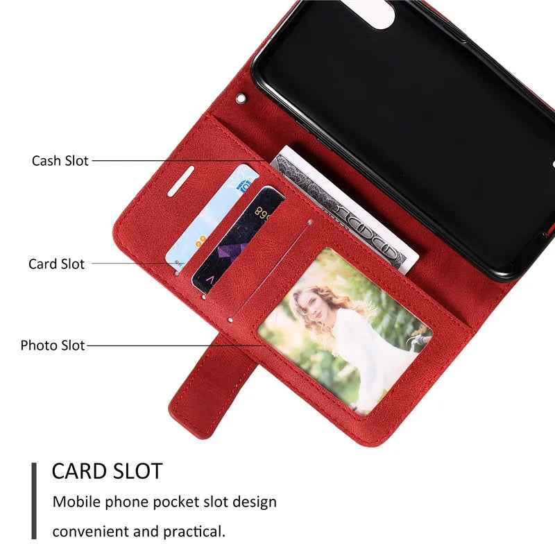 Frendorf | Flip Magnetisches Ledercover für Samsung Galaxy A Series