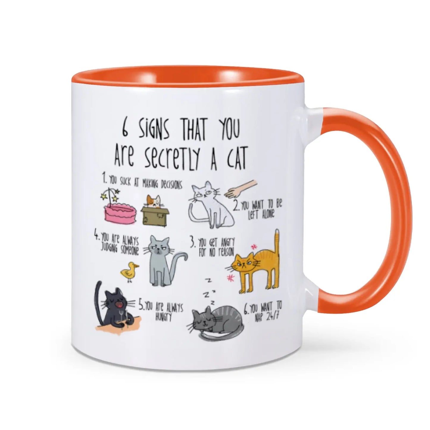 Frendorf | 6 Zeichen, dass Sie heimlich eine Katze sind Tasse