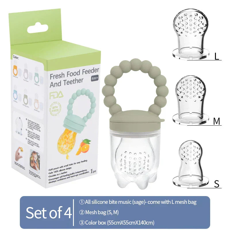 Frendorf | Frucht-Schnuller für Babys – Sicheres Kauen & Selbstständiges Essen lernen (1+1 GRATIS Aktion)