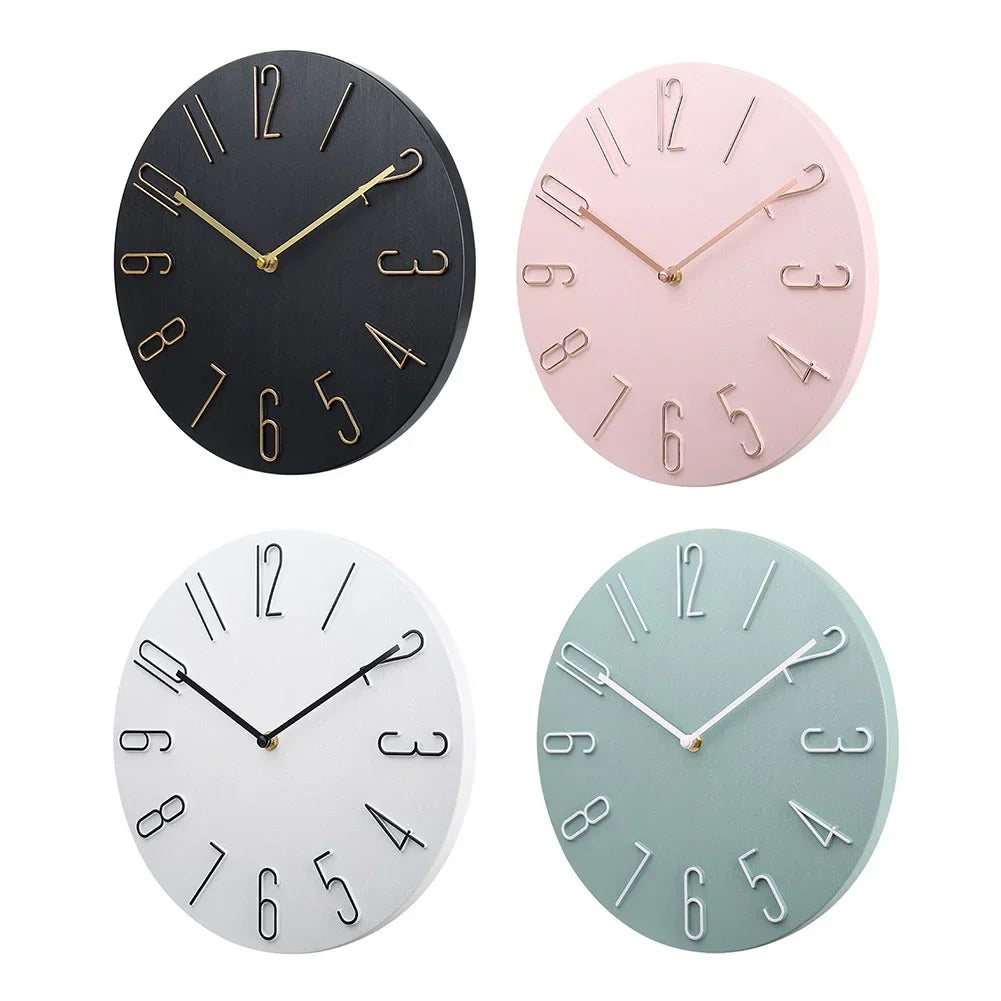 Schlichte, minimalistische Wanduhr