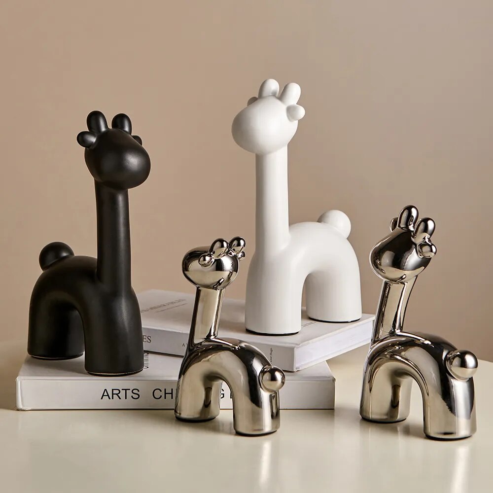 Nordic Abstract Reh Weihnachtsstatue
