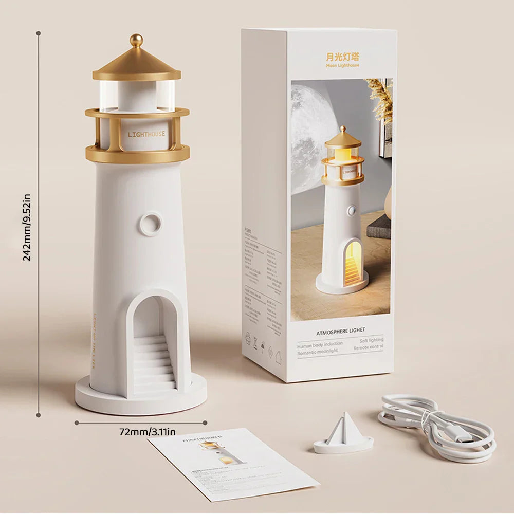Frendorf | Lighthouse Ambientlichter Bluetooth Musik Dimmbar Projektion