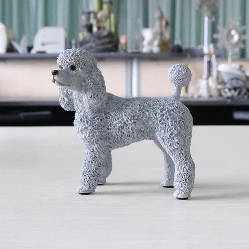 Mode Hund Modell Simulation Tier Kollektion Dekoration Handwerkskunst Figuren Miniaturen Wandbilder Zubehör Einrichtung Modelle