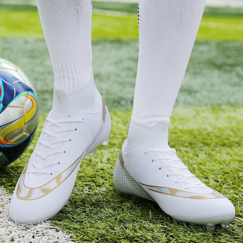Frendorf | Turf Fußballschuhe Hohe Knöchel Futsal Männer Ag Tf Outdoor Atmungsaktive Fußball Stiefel Rutschfeste Trainer