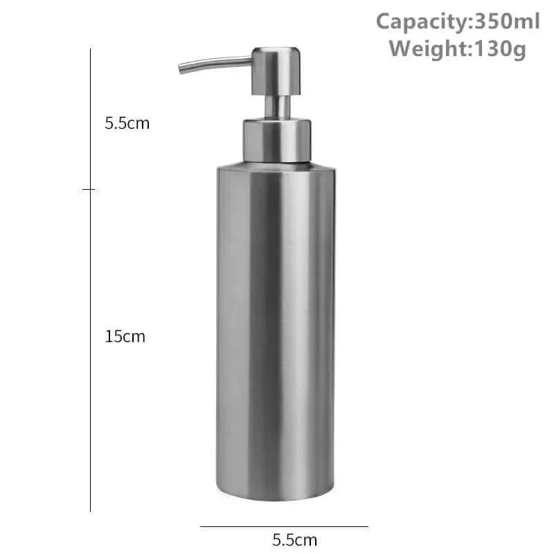 Eleganter Edelstahl Handpumpen Seifenspender 250ml/350ml/550ml