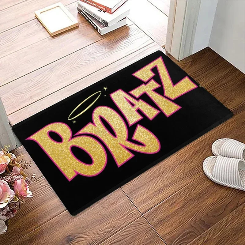 Bodenmatte, langlebiger Teppich für Küche, Eingang, Zuhause, Balkon, Fußpolster, Bratz Rock Angelz Puppe, rutschfeste Fußmatte