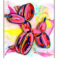 stimmendes Graffiti Ballon Poster