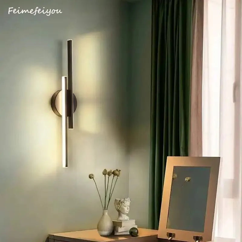 LED Moderne Wandlampen Einfache nordische Licht Acryl Innen Wandlicht Schlafzimmer Nachttisch Wohnzimmer Hintergrunddekoration Wandlampe