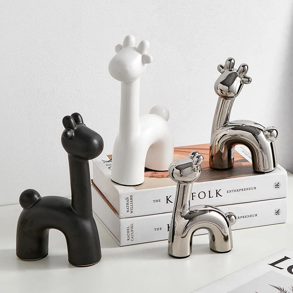 Nordic Abstract Reh Weihnachtsstatue
