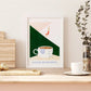 Guten Morgen Kaffee Leinwand Poster