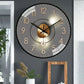 Frendorf | Zeitloses Flüstern™ | Stille Klassische Wanduhr | Geräuschloses Design für Schlafzimmer & Bürodeko