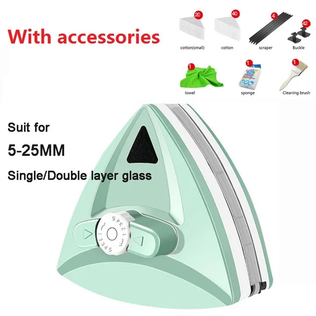 Frendorf | Magnetischer doppelseitiger verstellbarer Fensterreinigungsgadget