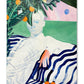 Abstract Frau Thema Leinwand Poster