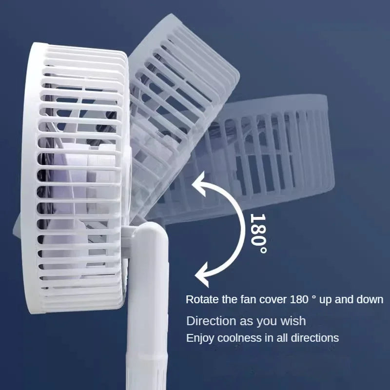 Clip-on tragbarer compact USB wiederaufladbarer Kühlventilator