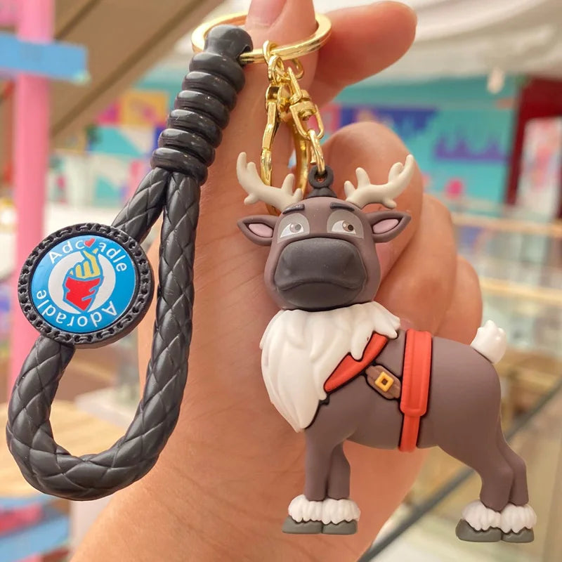 Anime Disney Schlüsselanhänger - Süßer Mickey Mouse, Minnie, Lilo und Stitch Cartoon Schlüsselring, Ornament und Autoanhänger, Perfekte Geschenke für Kinder