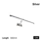 80-100cm LED Wandlampe - Moderne schwarze/silberne Wandleuchte für das Badezimmer, innen montierte Bildleuchte