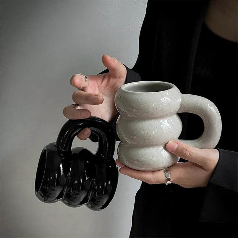 Prägung Donut Keramikbecher