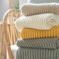 Nordic Style Dick Gestrickte Decke