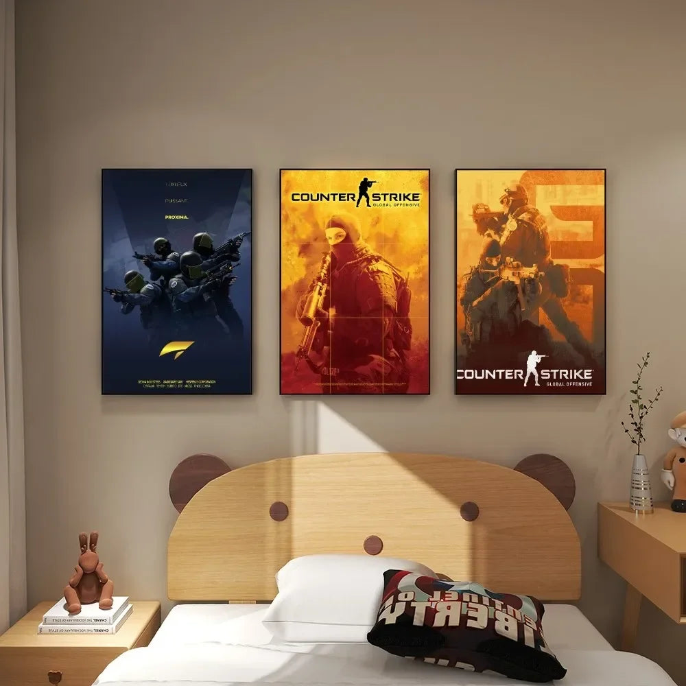 Spiel Counter-Strike 2 Poster Wandkunst Wohnkultur Zimmerdekoration Digitale Malerei Wohnzimmer Restaur