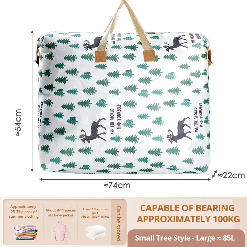 Frendorf | NestBox | Faltbare Aufbewahrungstasche | Staubdicht & Verstärkte Griffe | Für Decken, Kleidung & Spielzeug