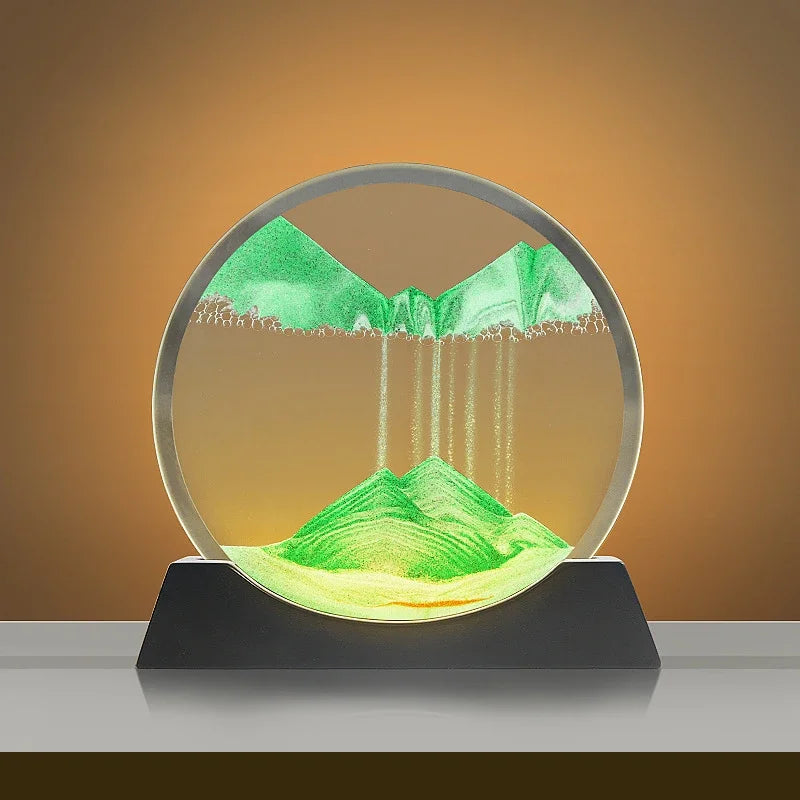 Bewegende Sand Tischlampe