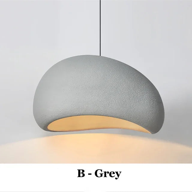 Frendorf | ZenGlow Wabi Sabi Pendelleuchte | Minimalistisches Design | Elegante Hängeleuchte für Wohnzimmer & Esszimmer