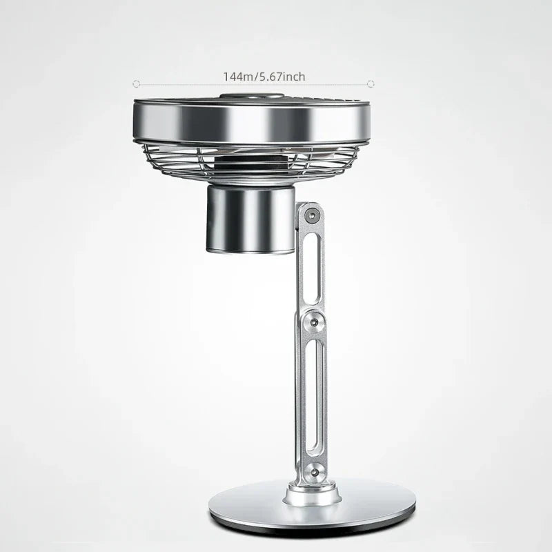 Frendorf | Höhenverstellbarer Stand Kompakt Turbo Mini Tischventilator