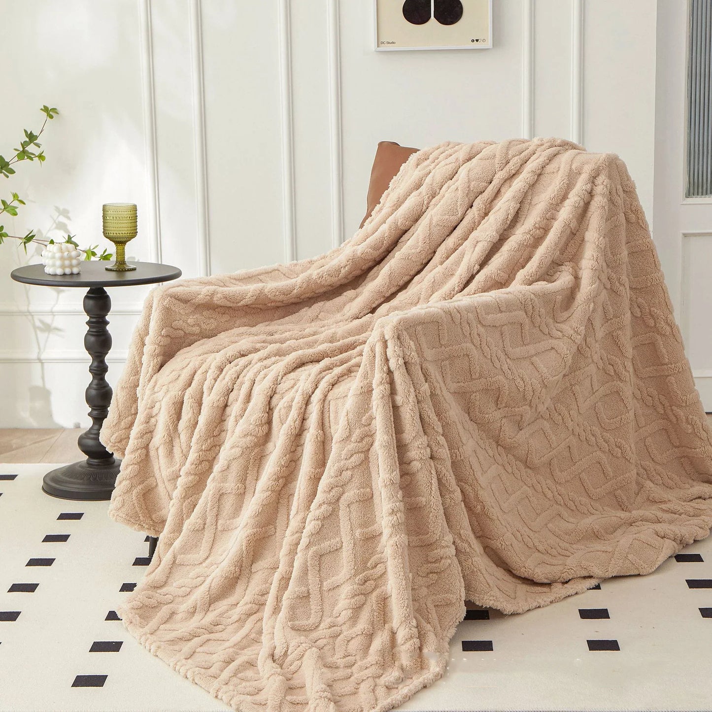 Dicke Fleece Warme Decke