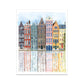 Frendorf | UrbanVista Aquarellfassaden Poster | Leinwanddruck mit alten bunten Gebäuden | Wandkunst für Wohnzimmer & Heimdekoration