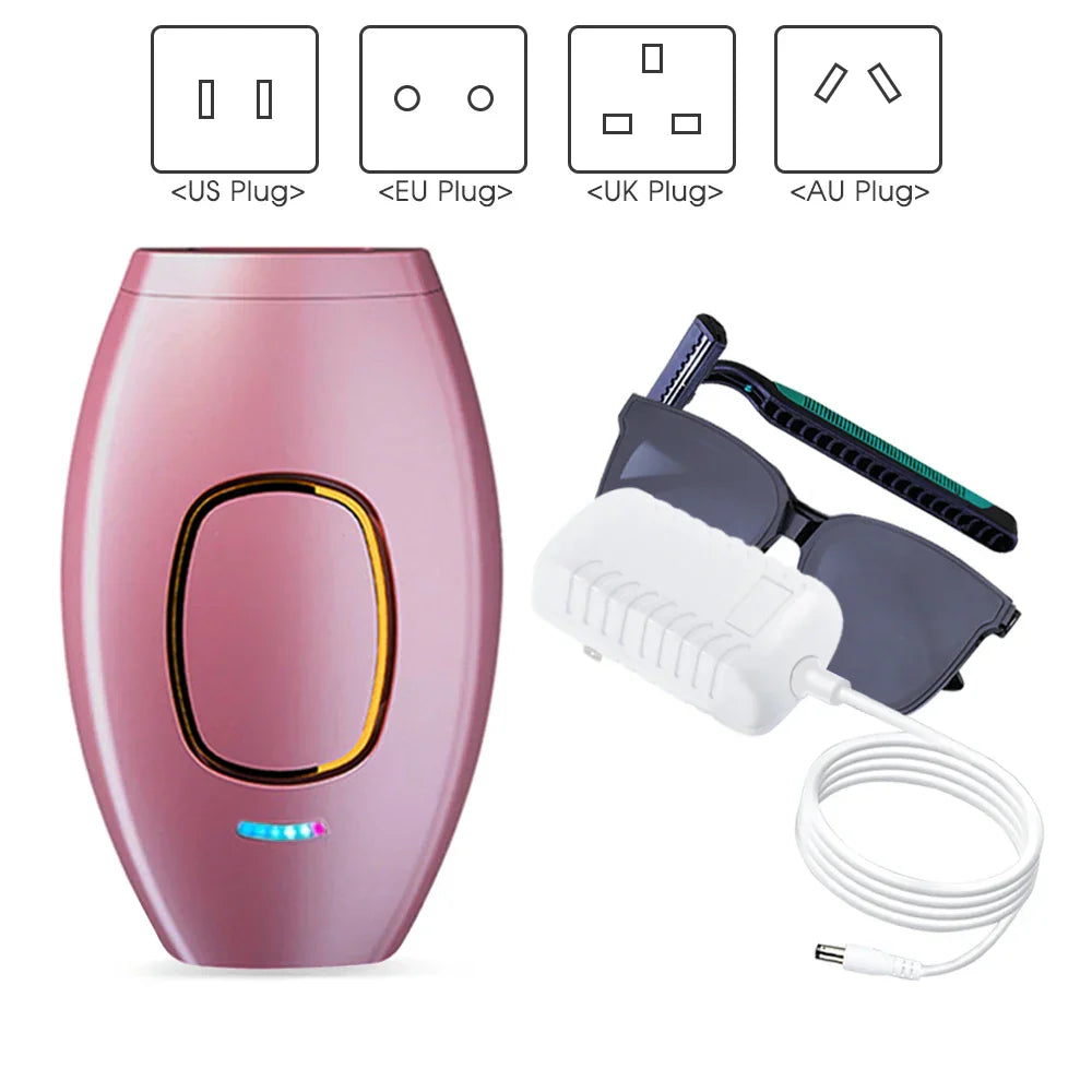 Frendorf | Bikini IPL 500.000 Flash Epilierer Impulse Permanent Laser Epilierer Schmerzlos Für Frauen Haar Entfernung Heimgebrauch Geräte