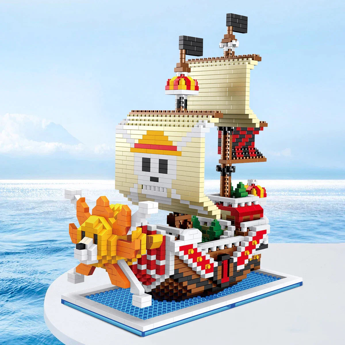 DIY Navigation Schiff Bauklötze Spielzeug, Piratenschiff Dekoration Bildungs Spielzeug, Geschenke für Jungen und Mädchen